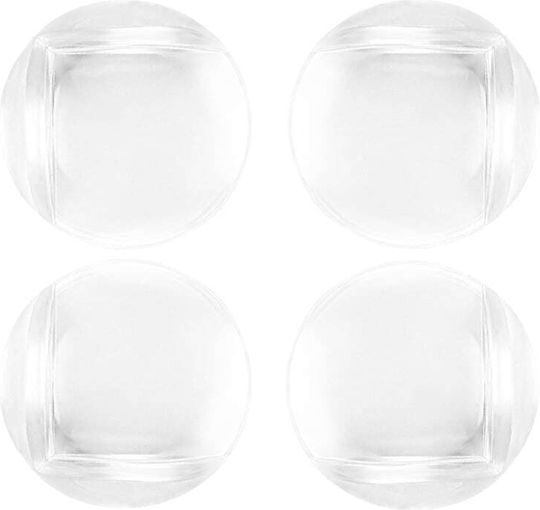Kikka Boo Protection Corner with Sticker made of Plastic in White Color 4pcs