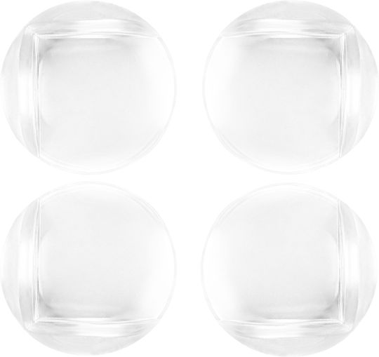 Kikka Boo Protection Corner with Sticker made of Plastic in White Color 4pcs
