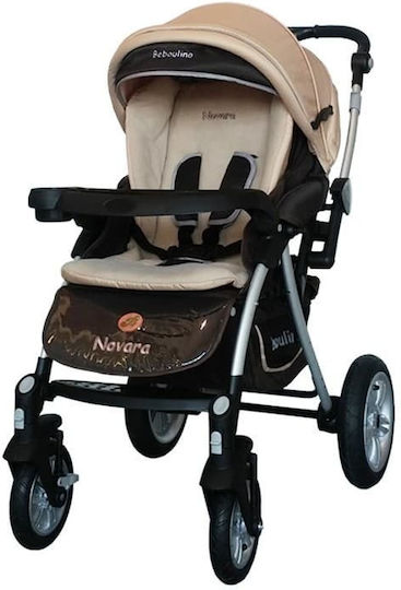 Beboulino Novara With Air Wheels Бебешка количка Бежов 13кг
