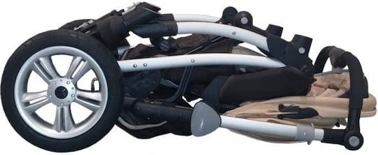 Beboulino Novara With Air Wheels Бебешка количка Бежов 13кг