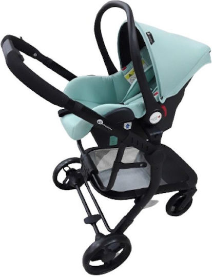 Beboulino Aveiro Бебешка количка 3 в 1 Grey Mint
