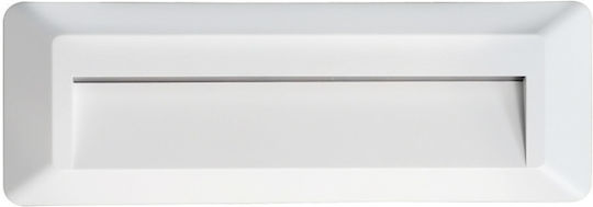 Aca SLIM32 Wall-Mounted Outdoor LED Ceiling Lamp IP65 2W with Warm White Light 23x8x2.7cm