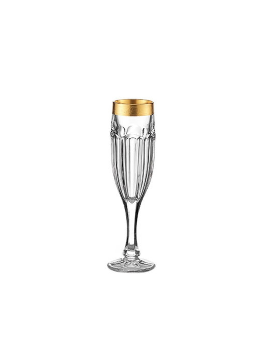 Novaker Safari Champagne Glass from Crystal Goblet KP120