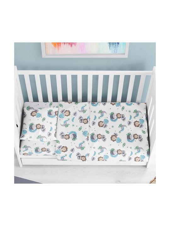 Dimcol Baby Duvet Cover Bebe Sky blue 120x160cm
