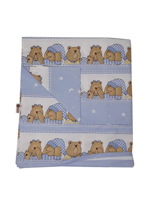 Beboulino Baby Duvet Cover Zoo Blue 110x150cm