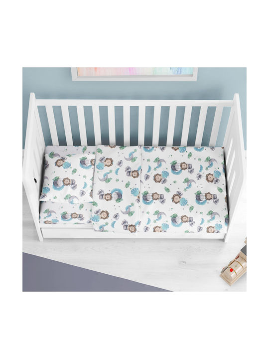 Dimcol Baby Duvet Cover Bebe Sky blue 120x160cm