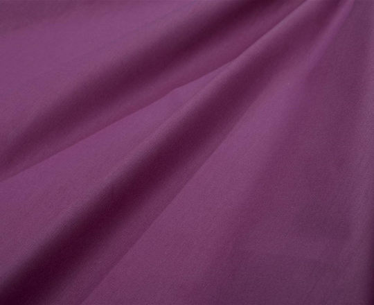 Dimcol Бебешка Долна Калъфка Bebe Solid Dark Magenta 120x160см.