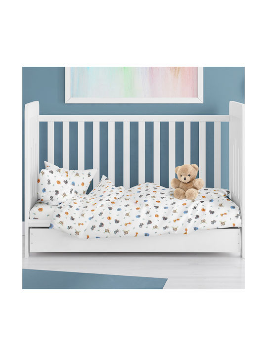 Dimcol Baby Bettbezug Bebe White 120x160cm. Dimcol Baby Bettbezug Bebe White 120x160cm.