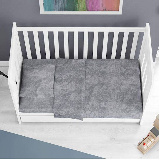 Dimcol Бебешка Долна Калъфка Bebe Premium Shadow Dark Grey 120x160см. Dimcol Бебешка Долна Калъфка Bebe Premium Shadow Dark Grey 120x160см.