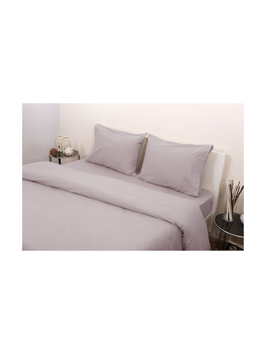 Viopros Baby Bettbezug Set mit Kissenbezug Grau 120x160cm