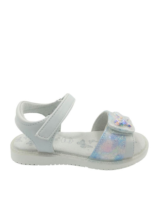 Iq Kids Kids' Anatomic Sandal Girl Butterfly Linete-170 White