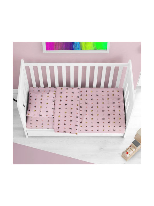 Dimcol Baby Duvet Cover Pink 120x160cm