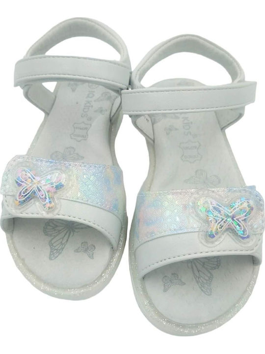Iq Kids Kids' Anatomic Sandal Girl Butterfly Linete-170 White