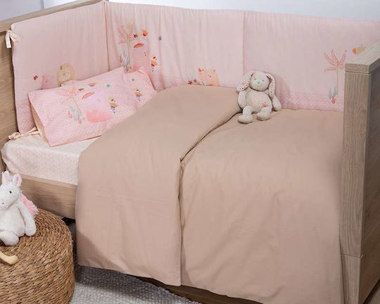 Nef-Nef Homeware Бебешка Долна Калъфка Basic Бежов 110x150см.