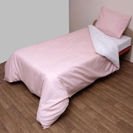 Viopros Сет Бебешка Долен Калъф с Калъфка за Възглавница Бял 120x160см.