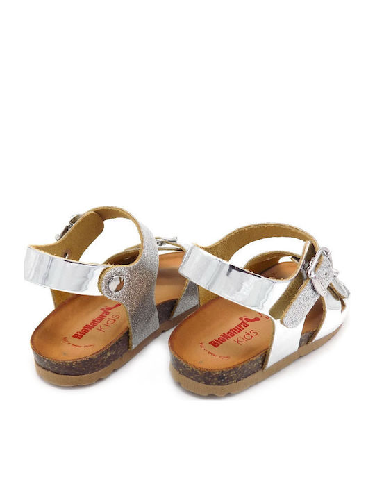 BioNatura Kinder Sandalen Anatomisch Silber