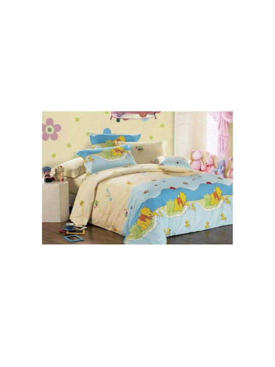 Beboulino Baby Duvet Cover Winnie the Pooh Multicolour 110x150cm