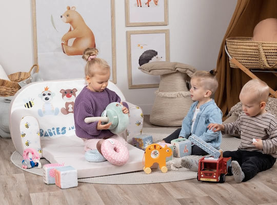 Παιδικό Καναπεδάκι Teddy Μπλε 42x78x35εκ.