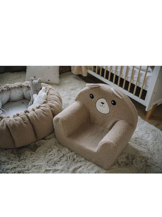Armchair with Armrests Beige 52x33x45cm