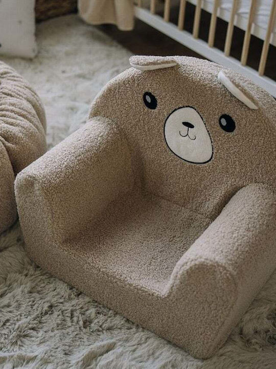 Armchair with Armrests Beige 52x33x45cm