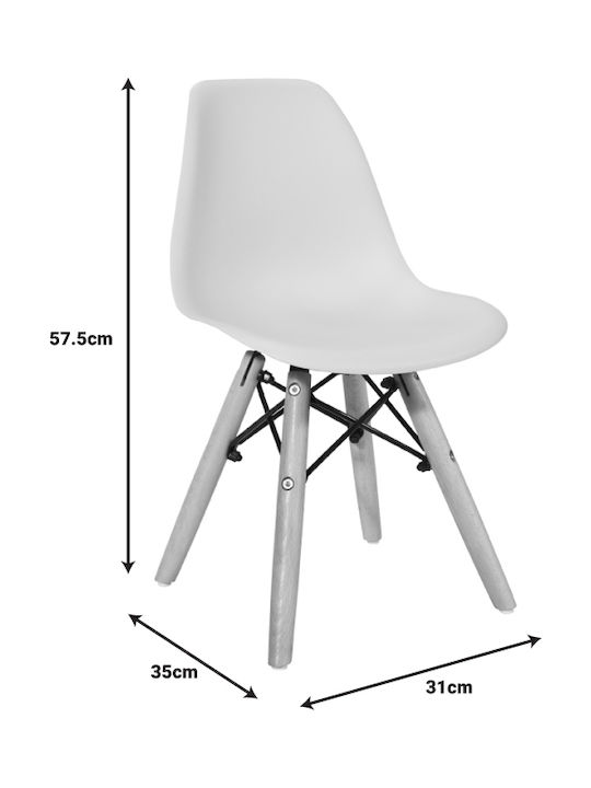 Chair Julita Blue 35x31x57.5cm