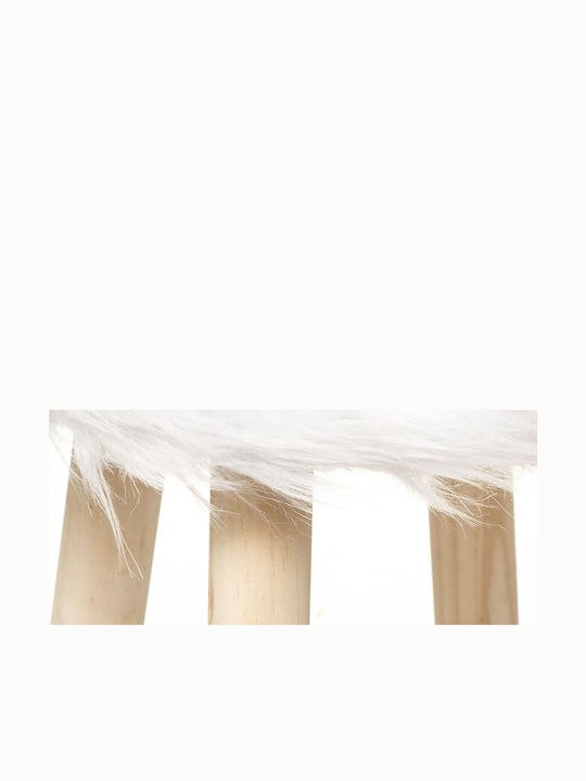 Stool White 27x38x38cm