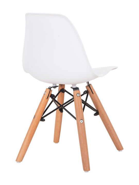Chair Twist Kid White 28x30.5x59cm
