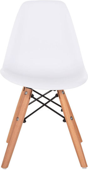Παιδική Καρέκλα Twist Kid Λευκή 28x30.5x59εκ.