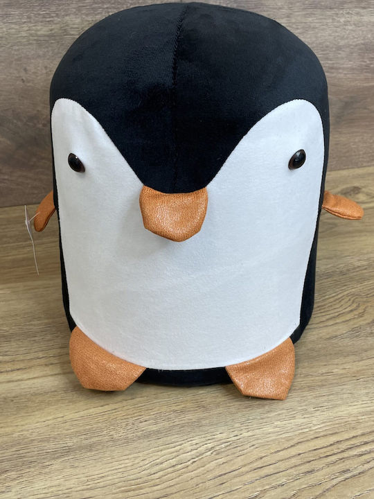 Παιδικό Σκαμπό Penguin Μαύρο 28x34εκ.