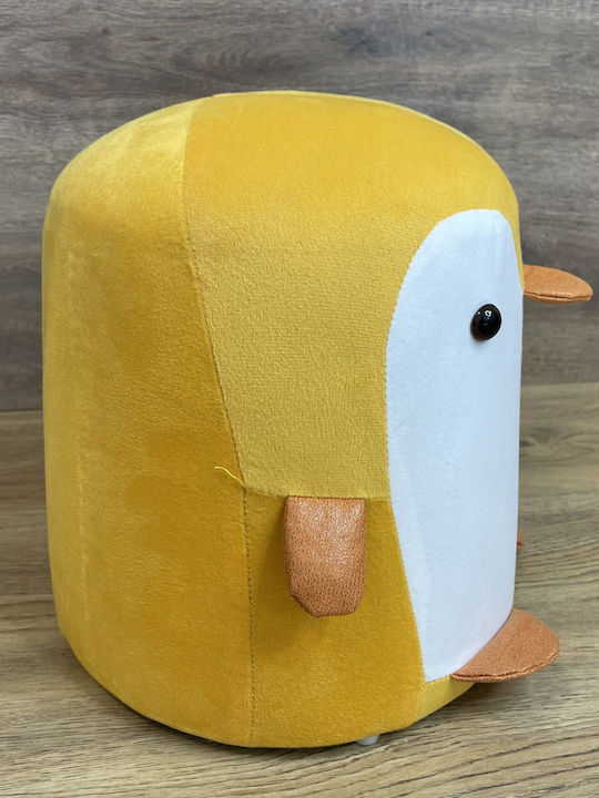 Stool Penguin Yellow 28x34cm