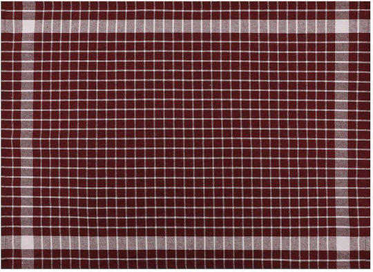 Hermia Handtuch aus 100% Baumwolle in Rot Farbe 45x65cm 10Stück