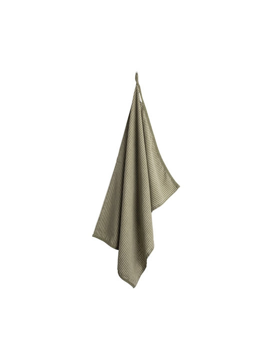 Laura Ashley Wild Clematis Πετσέτα Κουζίνας από 100% Βαμβάκι σε Πράσινο Χρώμα 70x50cm