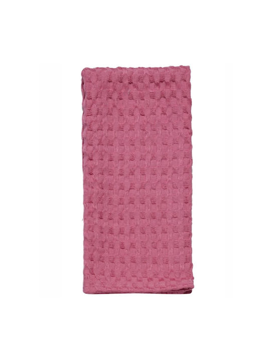 Kentia Waffle Lavare Хавлиени кърпи от 100% Памук в Розов Цвят 40x60см Kentia Waffle Lavare Хавлиени кърпи от 100% Памук в Розов Цвят 40x60см