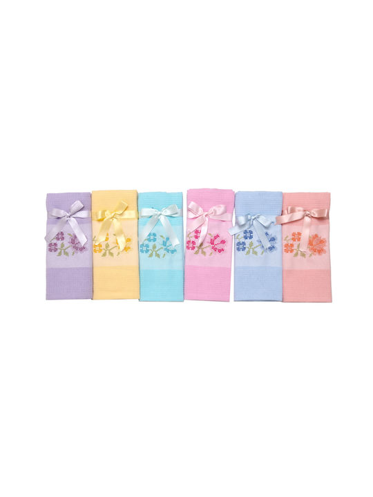 Viopros Laura Tea Towel 100% Cotton in Purple Colour 45x75cm