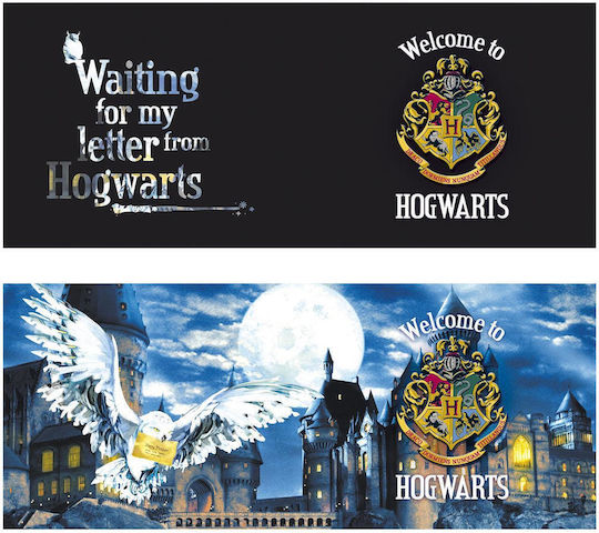 Abysse Hogwarts Heat Change Κούπα Κεραμική Μαύρη 460ml