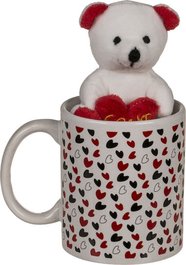 ArteLibre Mug Ceramic Red 380ml