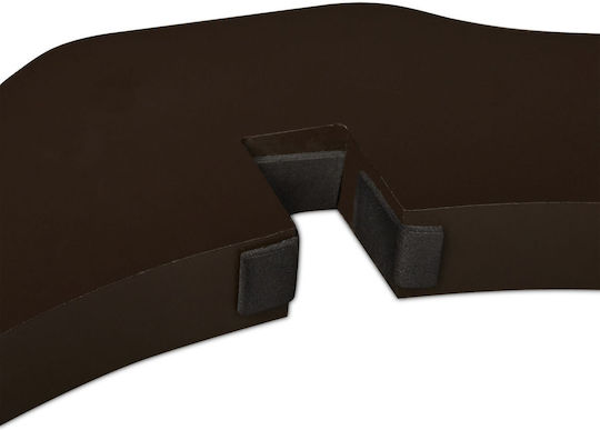 Relaxdays Pliabil Ușă de siguranță în Culoare Maro 92x92cm 1buc