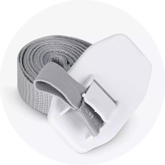 Nukido Pliabil Bară de protecție pentru pat Montaj simplu din Metal în Culoare Gri 150x44x41εκ. 1buc