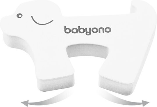 Babyono Dog Fingerprotektor für Türen aus Schaumstoff in Hellblau Farbe 1Stück