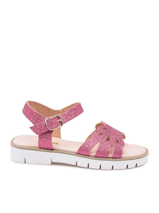 Amica Leather Sandals Fashion Girl Fuchsia Fuchsia