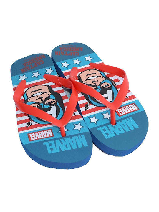 Marvel Avengers Captain America Kinder Flip-Flops Av 52 51 315 Blau
