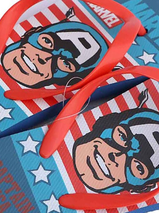 Marvel Avengers Captain America Kinder Flip-Flops Av 52 51 315 Blau