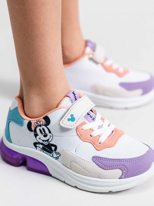 Cerda Kids Sneakers with Scratch & Lights Purple