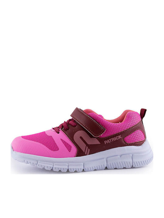 Kids Sneakers with Scratch Fuchsia