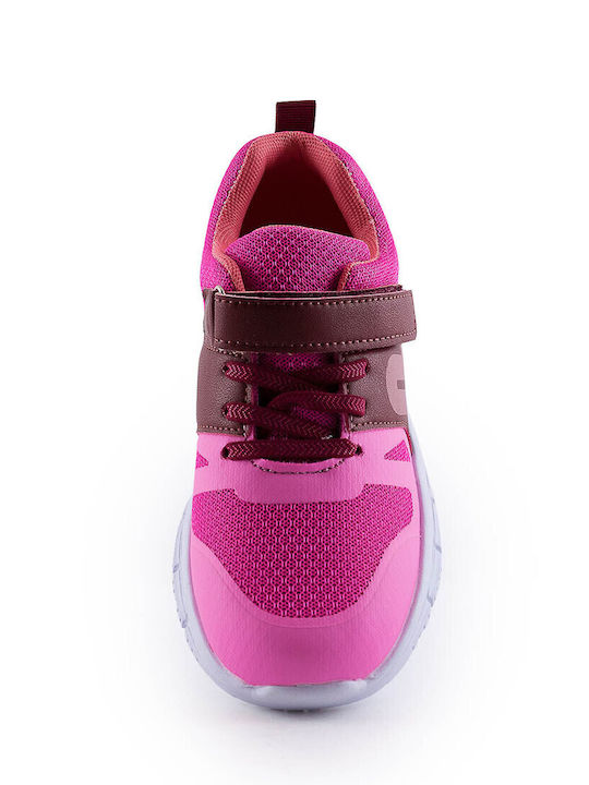 Kids Sneakers with Scratch Fuchsia