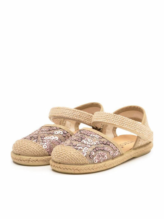 Alegria Παιδικές Espadrilles mit Bügel- und Schleifenverschluss Beige