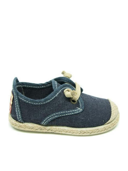 Alegria Kids Espradrilles with Laces Blue