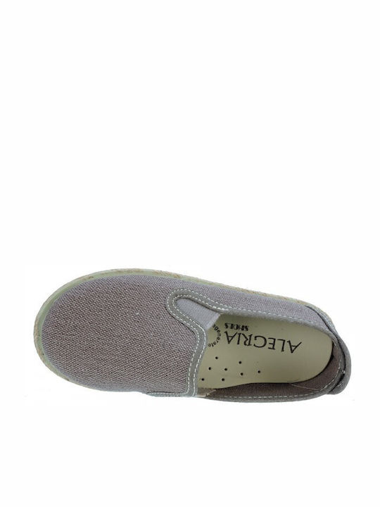 Alegria Παιδικές Espadrilles Slip-On Gray