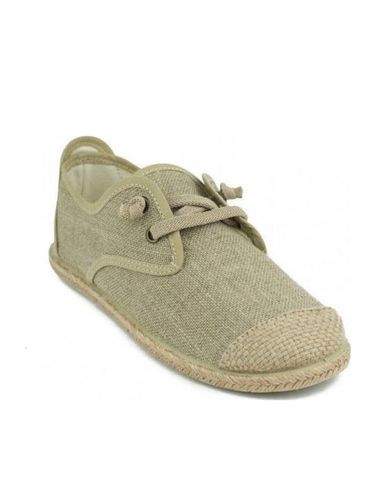 Εσπαντρίγιες Casual Alegria Υφασμάτινες Slip On Μόδας Αγόρι Μπεζ Μπεζ