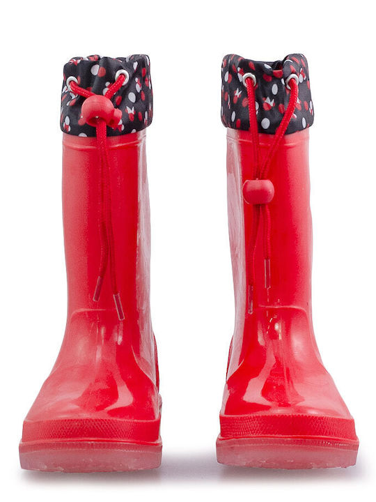 Minnie Mouse Γαλοτσακι Κοριτσi D3010356s Kokkino